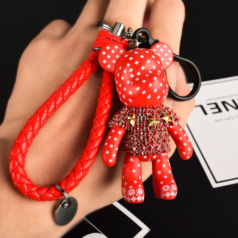 Shop for and Buy Crystal Teddy Bear Key Chain at . Large  selection and bulk discounts available.