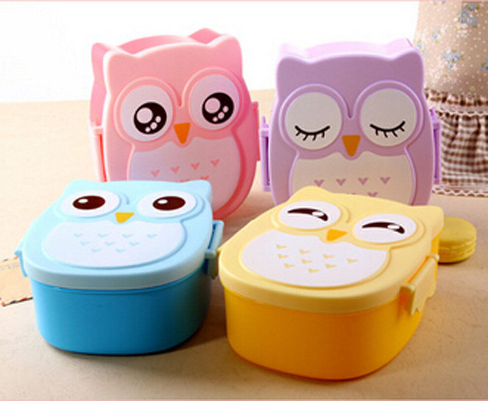 Portable Lunch Box Microwave Cute Cartoon Lunch Containers Adult